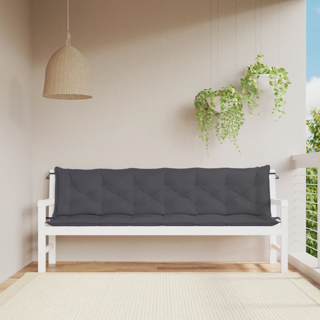 vidaXL Bench Cushion Water Repellent Outdoor Seat Cushion Pad Oxford Fabric-48