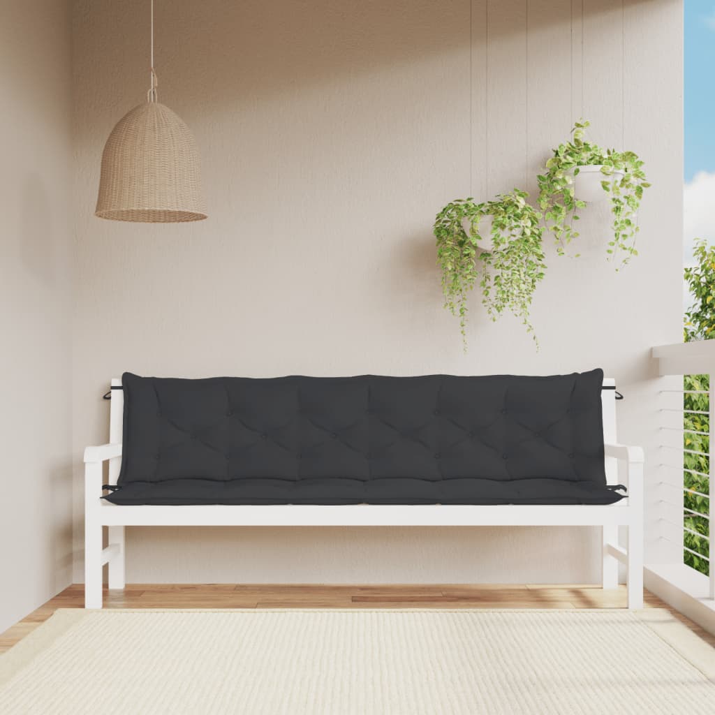 vidaXL Bench Cushion Water Repellent Outdoor Seat Cushion Pad Oxford Fabric-8