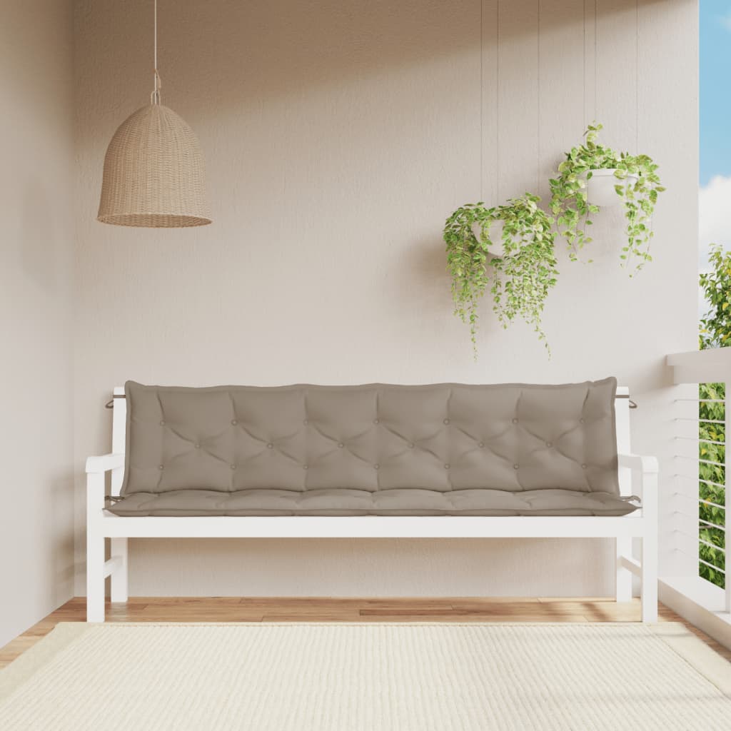 vidaXL Bench Cushion Water Repellent Outdoor Seat Cushion Pad Oxford Fabric-35