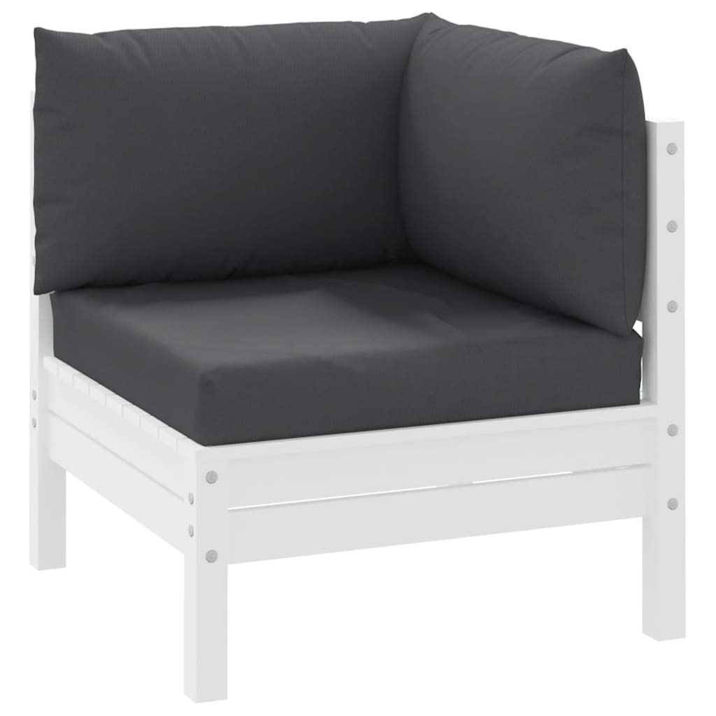 vidaXL Pallet Cushions 3 pcs Anthracite Oxford Fabric-2