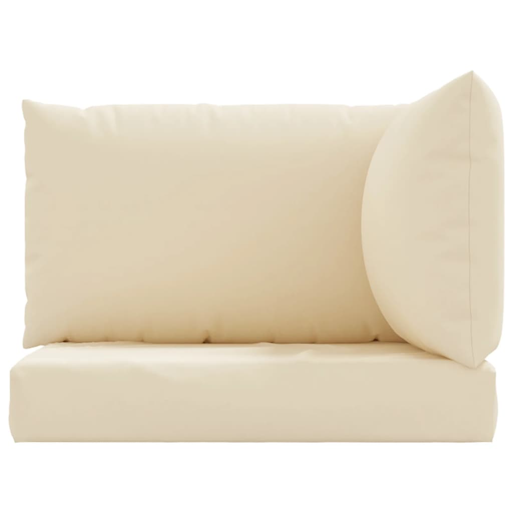 vidaXL Pallet Cushions 3 pcs Beige Oxford Fabric-3