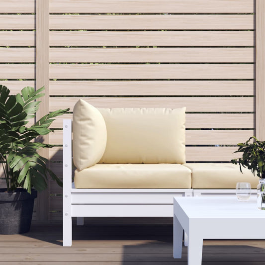 vidaXL Pallet Cushions 3 pcs Beige Oxford Fabric-0