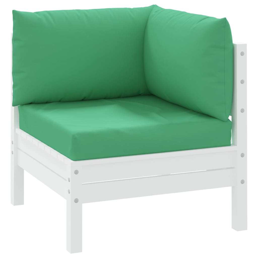 vidaXL Pallet Cushions 3 pcs Green Oxford Fabric-2