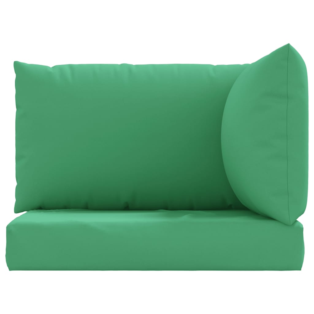 vidaXL Pallet Cushions 3 pcs Green Oxford Fabric-3