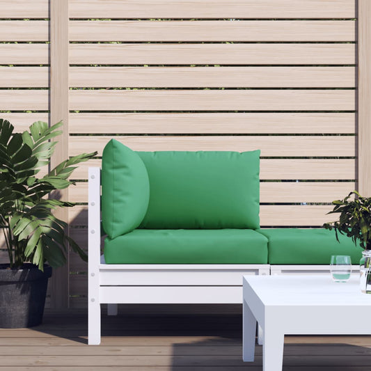 vidaXL Pallet Cushions 3 pcs Green Oxford Fabric-0