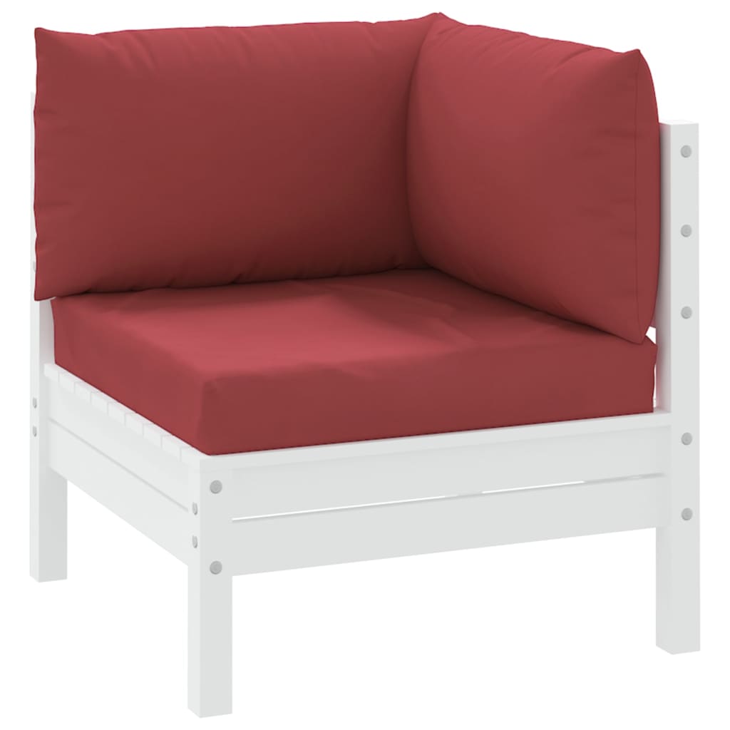 vidaXL Pallet Cushions 3 pcs Wine Red Oxford Fabric-2