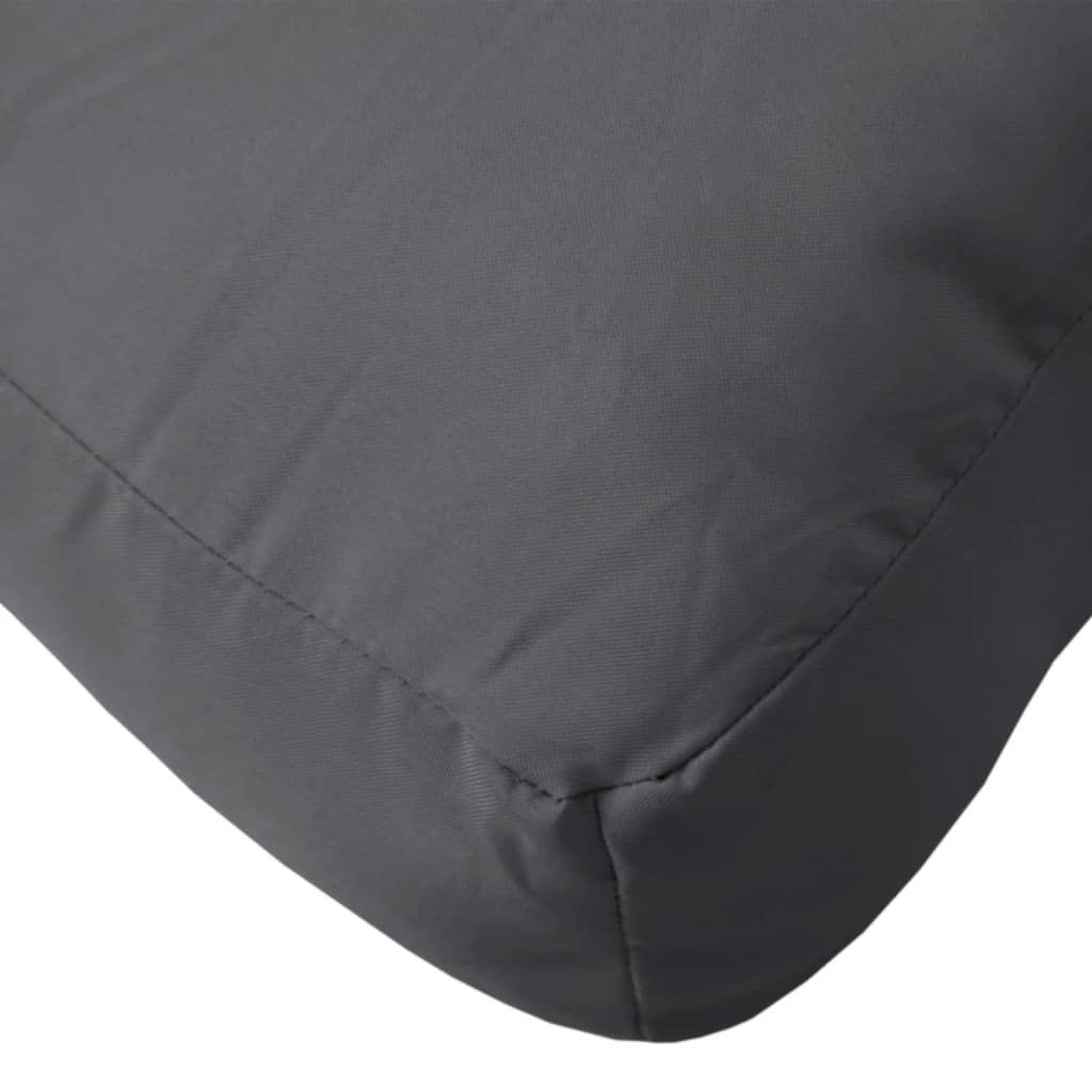 vidaXL Pallet Cushion Anthracite 23.6"x23.6"x2.4" Oxford Fabric