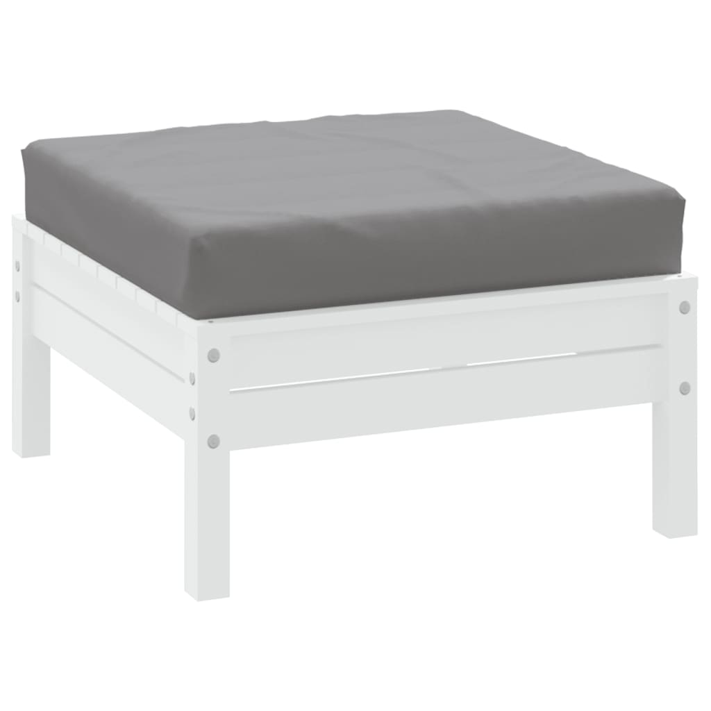 vidaXL Pallet Cushion Gray Oxford Fabric-2