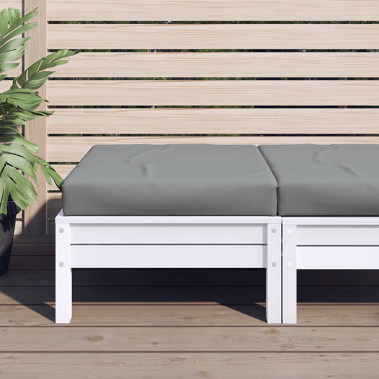 vidaXL Pallet Cushion Gray Oxford Fabric-0