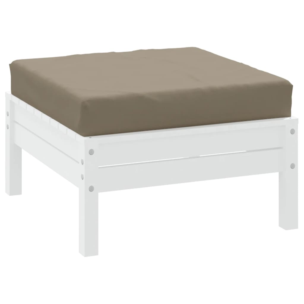 vidaXL Pallet Cushion Taupe 23.6"x23.6"x3.1" Oxford Fabric-2