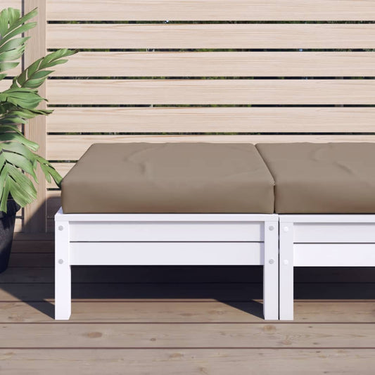 vidaXL Pallet Cushion Taupe 23.6"x23.6"x3.1" Oxford Fabric-0