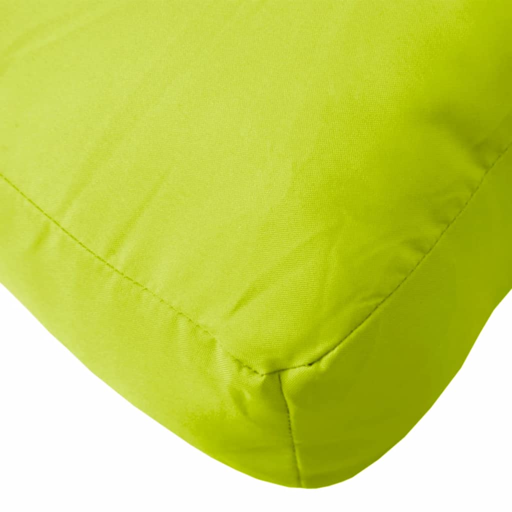 vidaXL Pallet Cushion Bright Green Oxford Fabric-4