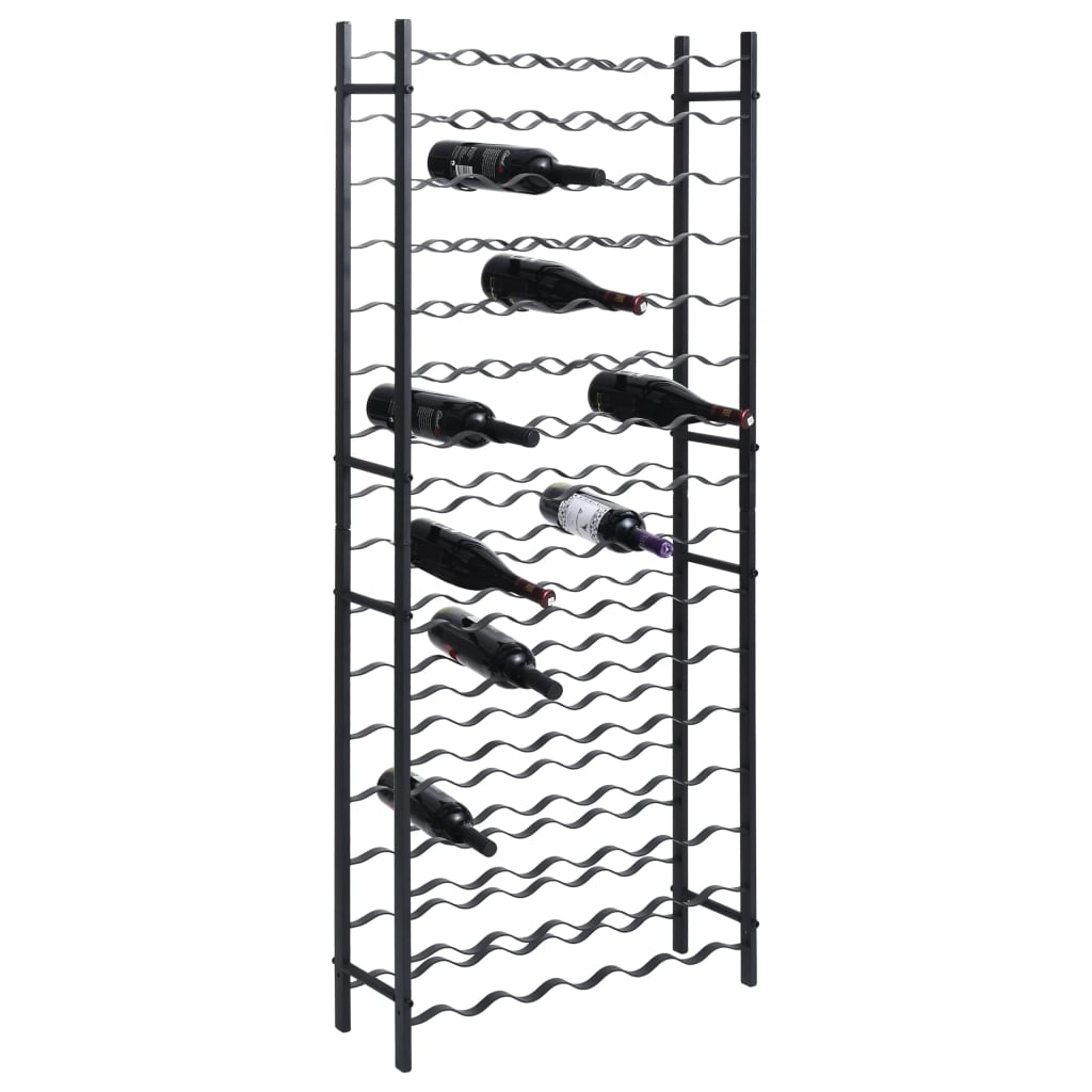 vidaXL Wine Rack Bottle Holder Wine Storage Organizer for Pantry Kitchen Metal-6