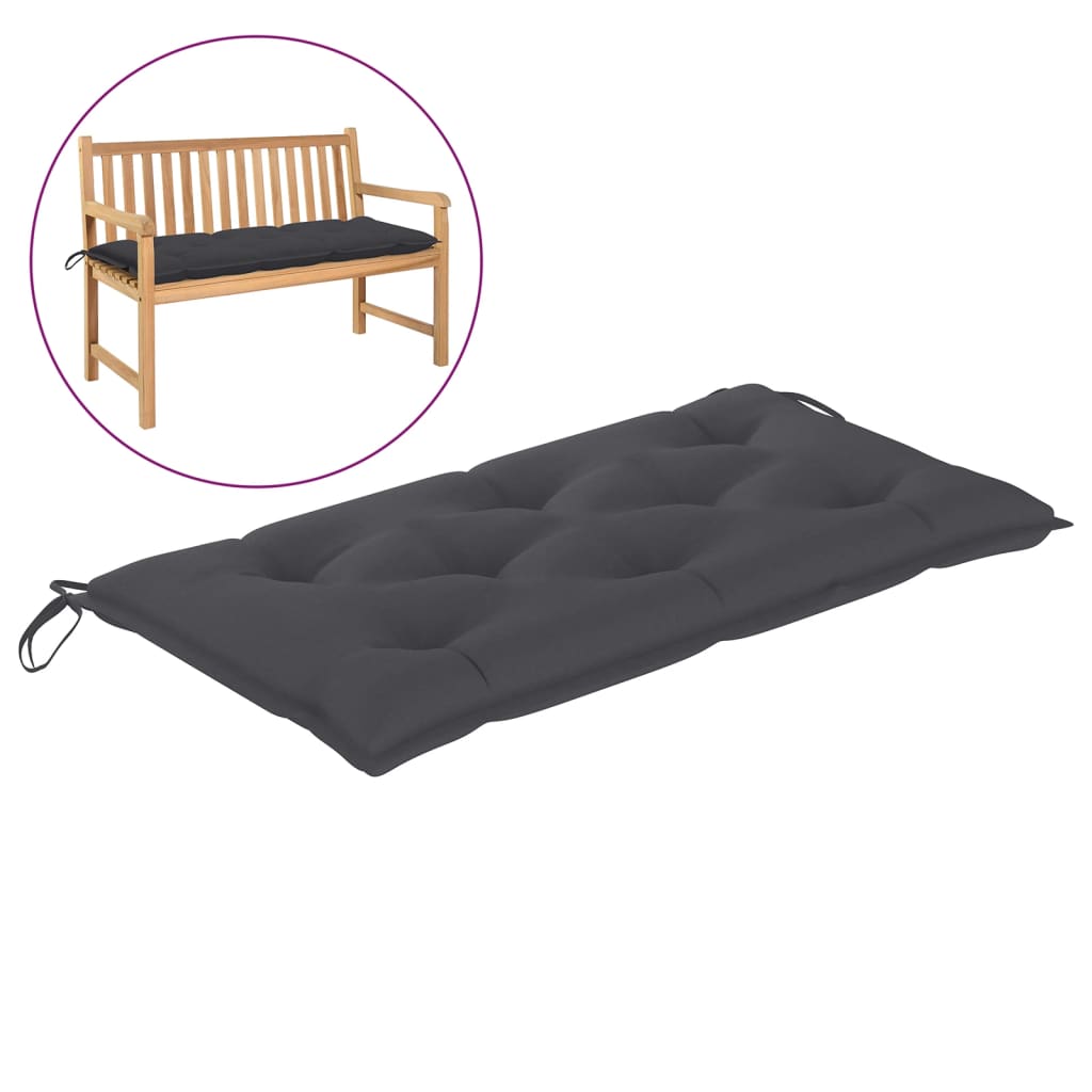 vidaXL Bench Cushion Water Repellent Outdoor Garden Seat Cushion Oxford Fabric-5