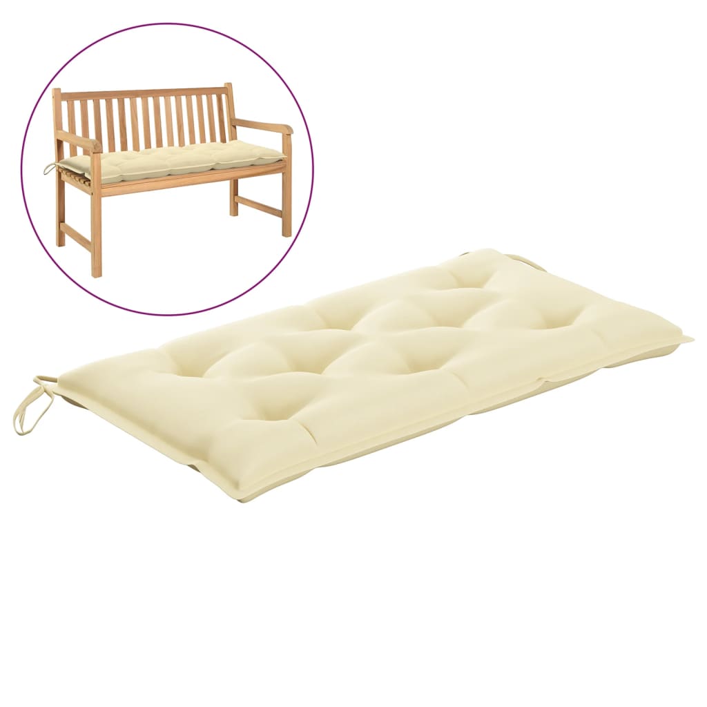 vidaXL Bench Cushion Water Repellent Outdoor Garden Seat Cushion Oxford Fabric-8