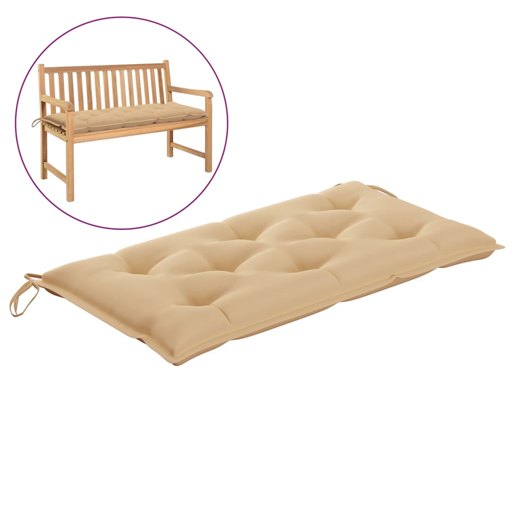 vidaXL Bench Cushion Water Repellent Outdoor Garden Seat Cushion Oxford Fabric-6