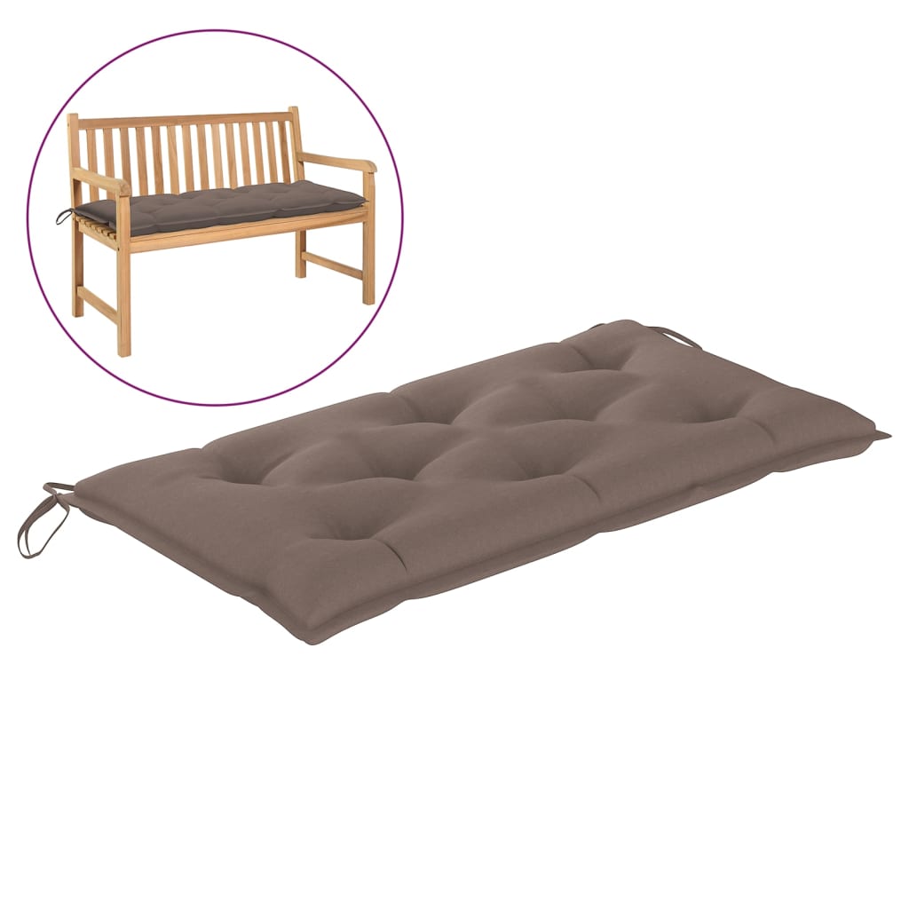 vidaXL Bench Cushion Water Repellent Outdoor Garden Seat Cushion Oxford Fabric-13
