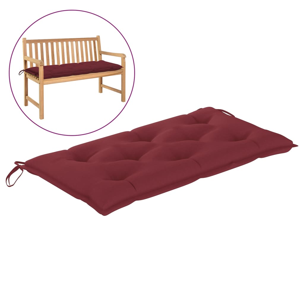 vidaXL Bench Cushion Water Repellent Outdoor Garden Seat Cushion Oxford Fabric-14