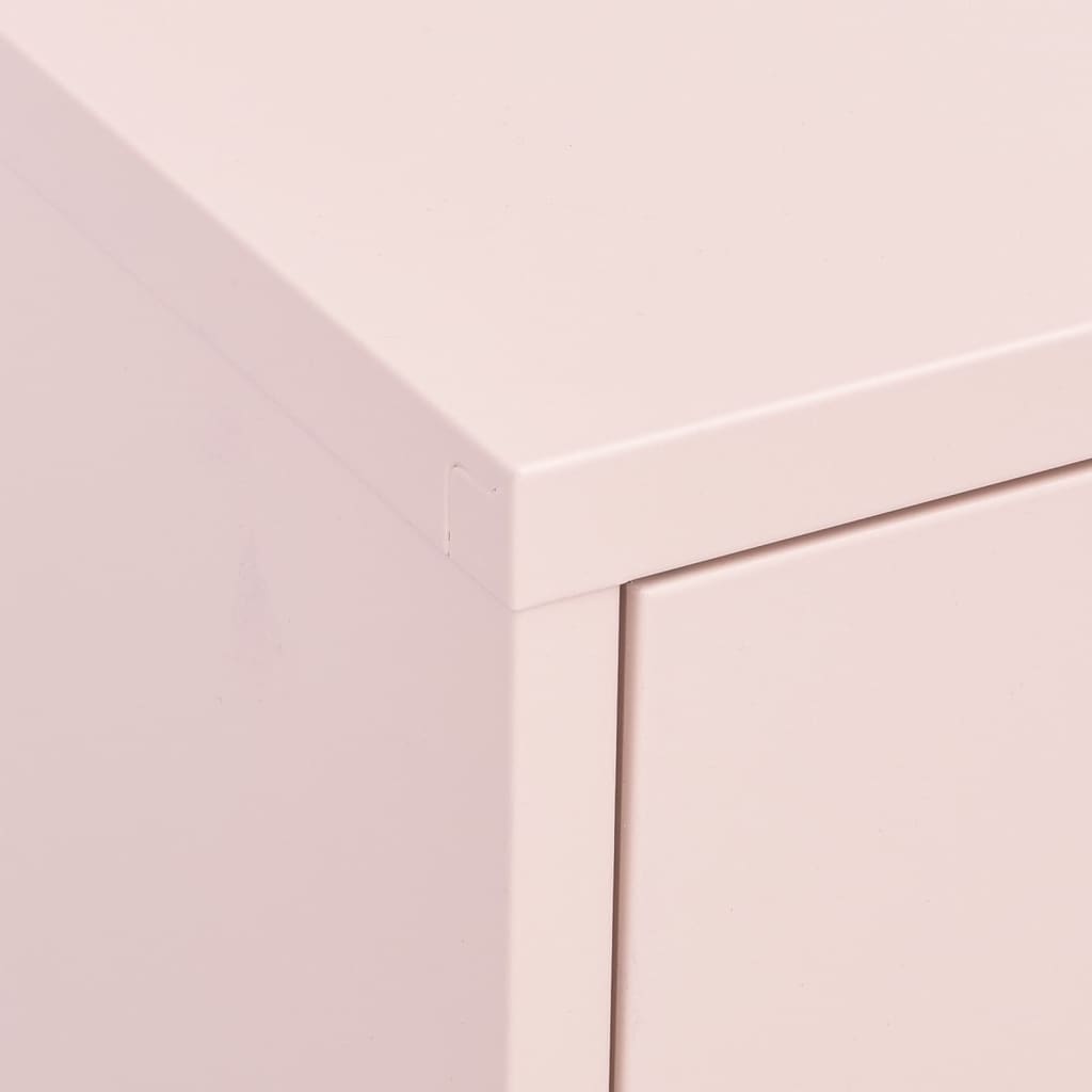 vidaXL Storage Cabinet Freestanding File Cabinet with Shelves for Office Steel-2