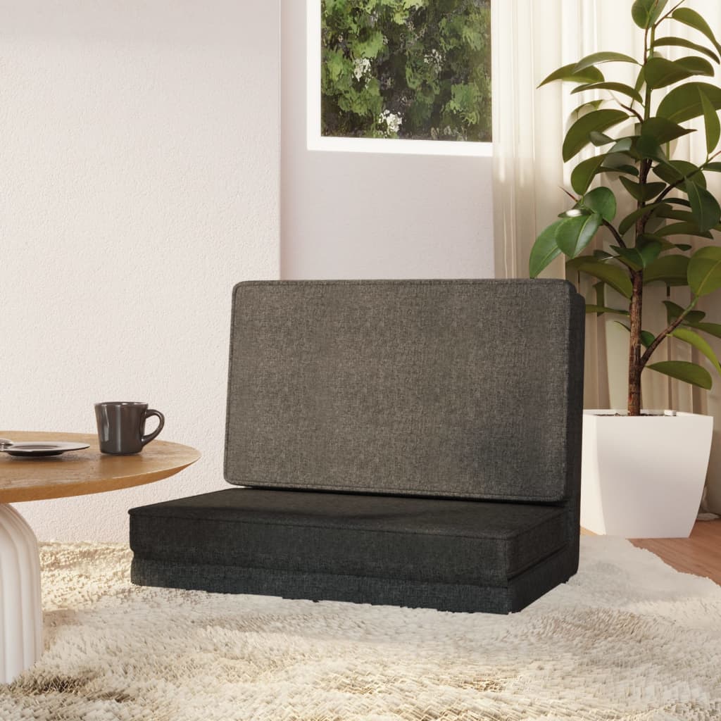 vidaXL Floor Chair Lounge Chaise Lounge Folding Floor Lounger Faux Leather-7