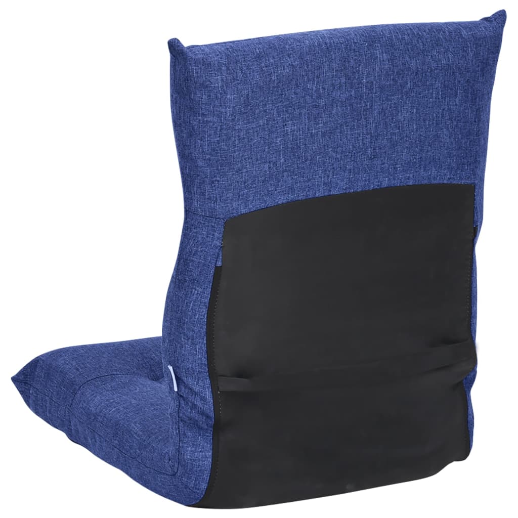 vidaXL Floor Chair Lounge Chair Chaise Lounge Folding Floor Lounger Fabric-3