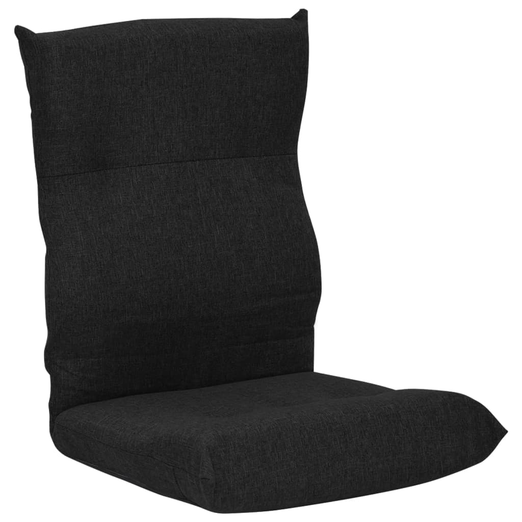 vidaXL Floor Chair Lounge Chair Chaise Lounge Folding Floor Lounger Fabric-1