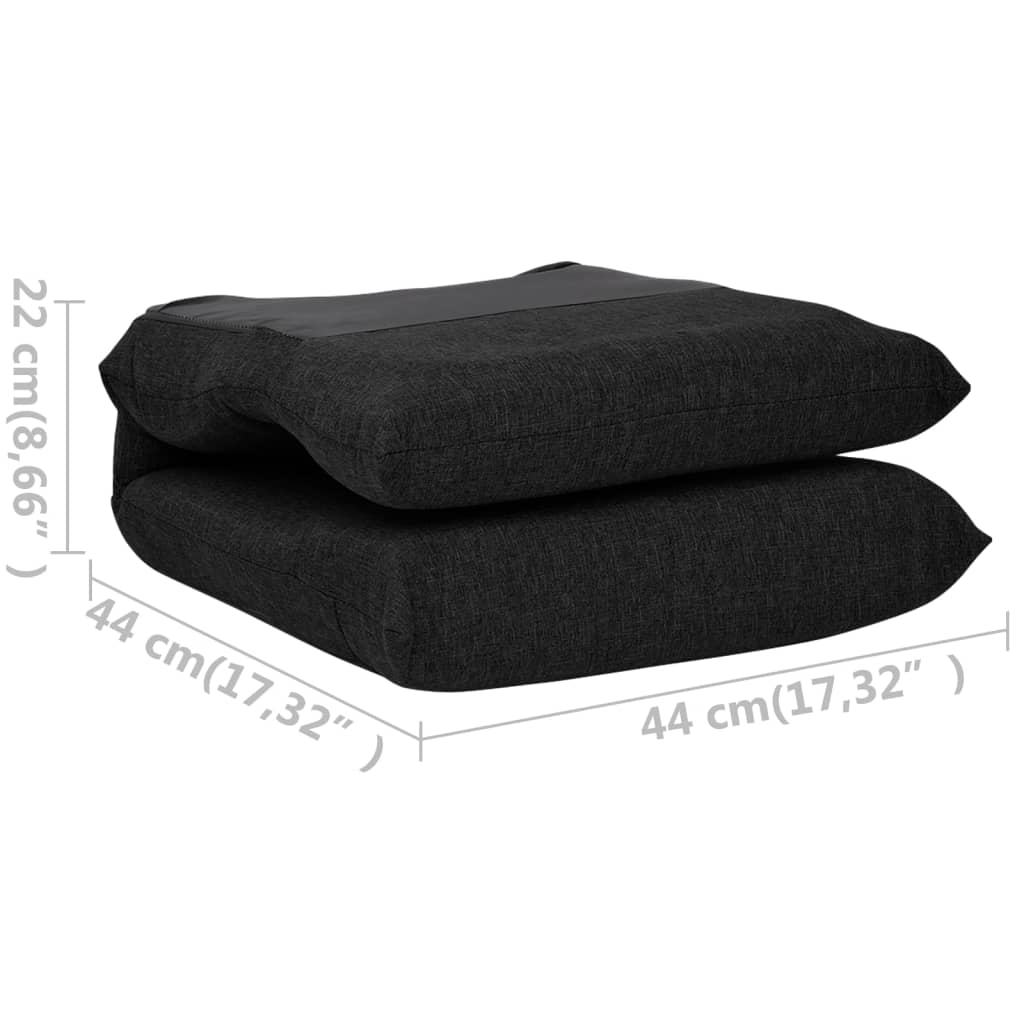 vidaXL Floor Chair Lounge Chair Chaise Lounge Folding Floor Lounger Fabric-0
