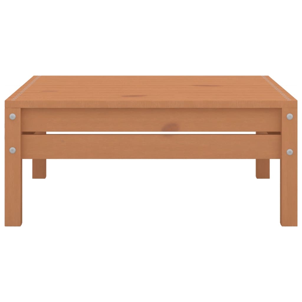 vidaXL Patio Footstool Honey Brown Solid Wood Pine-4