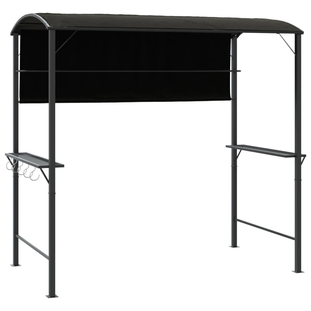 vidaXL Gazebo with Roof 86.6"x43.3"x78.7" Anthracite-2