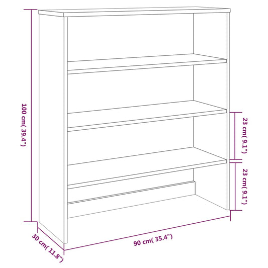 vidaXL Cabinet Top for Highboard Sideboard for Hallway HAMAR Solid Wood Pine-0