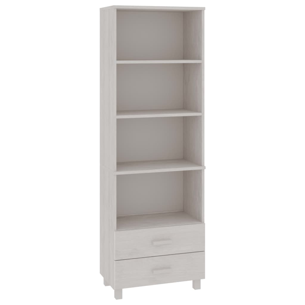 vidaXL Cabinet Bookshelf Entryway Cabinet with Storage HAMAR Solid Wood Pine-3