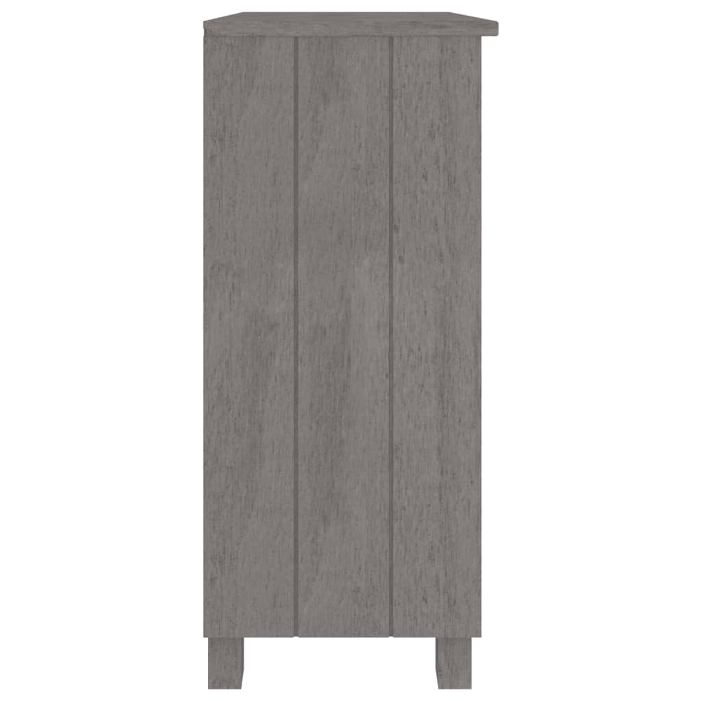 vidaXL Sideboard Storage Kitchen Cabinet for Hallway HAMAR Solid Wood Pine-4