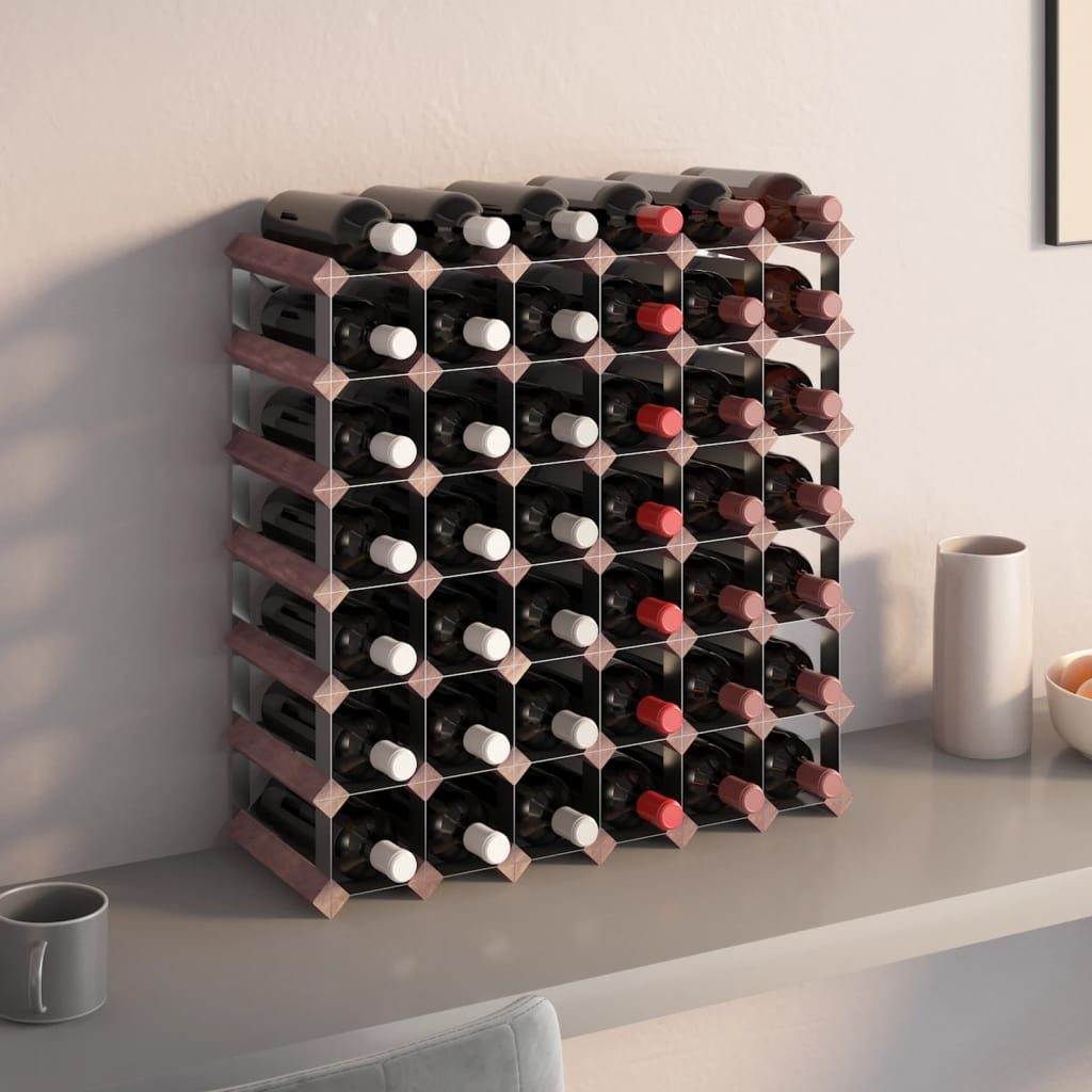 vidaXL Countertop Wine Rack Bottle Holder Wine Storage Organizer Solid Wood-11
