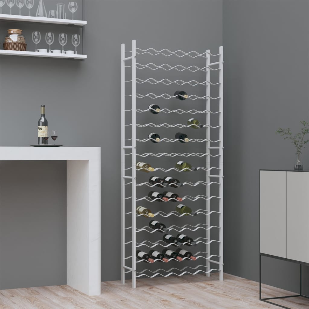 vidaXL Wine Rack Bottle Holder Wine Storage Organizer for Pantry Kitchen Metal-13