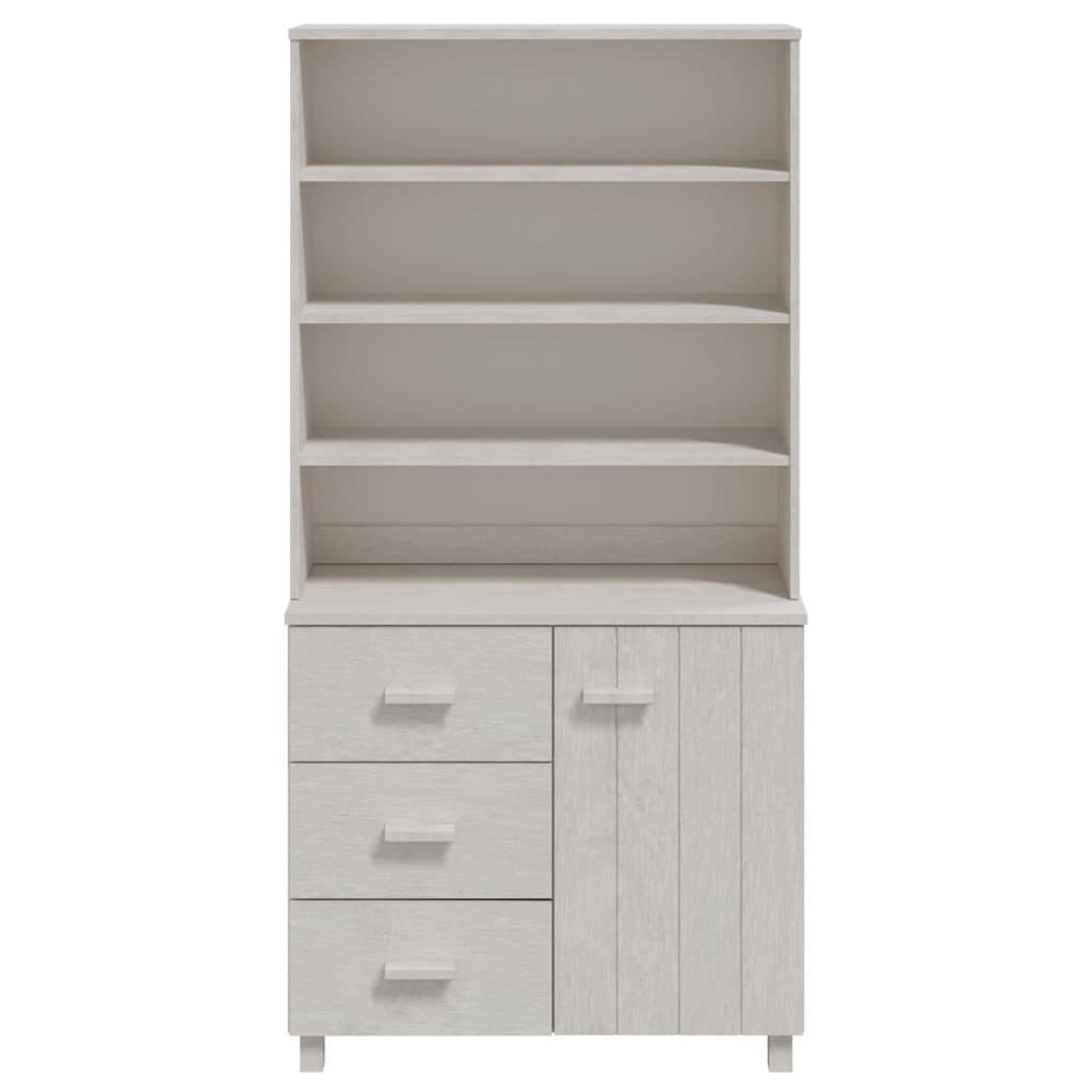 vidaXL Drawer Cabinet Bookshelf Organizer with Storage HAMAR Solid Wood Pine-1