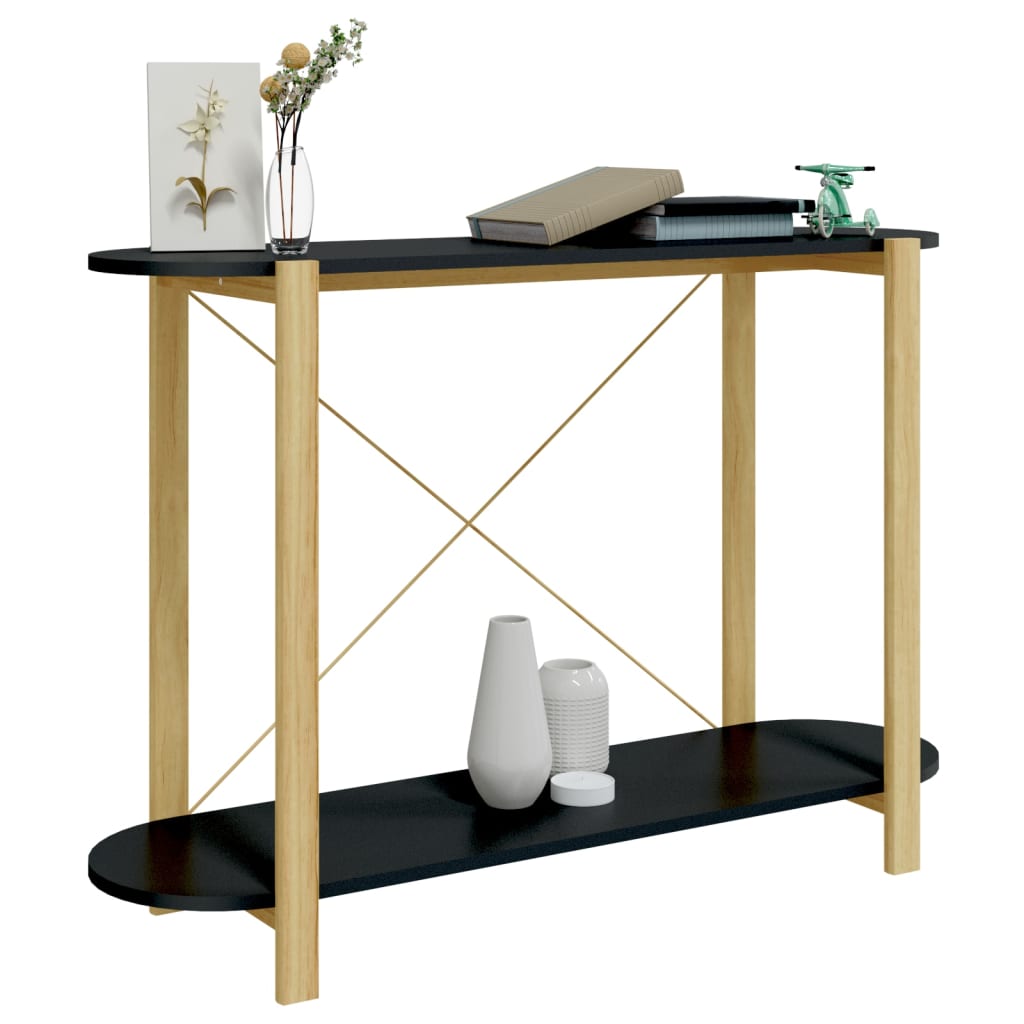 vidaXL Console Table Hallway Entryway Table Narrow Side Table Engineered Wood-0