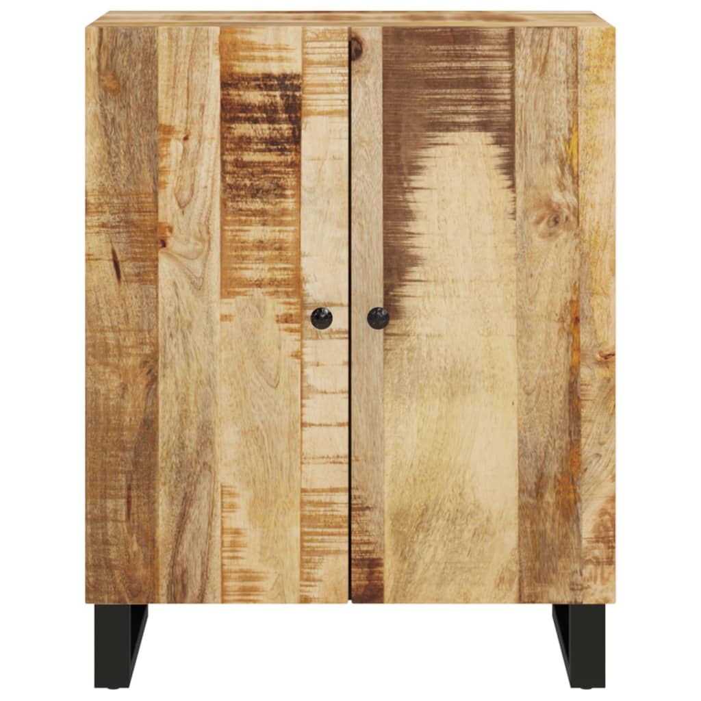 vidaXL Sideboard 23.6"x13"x29.5" Solid Wood Mango-2