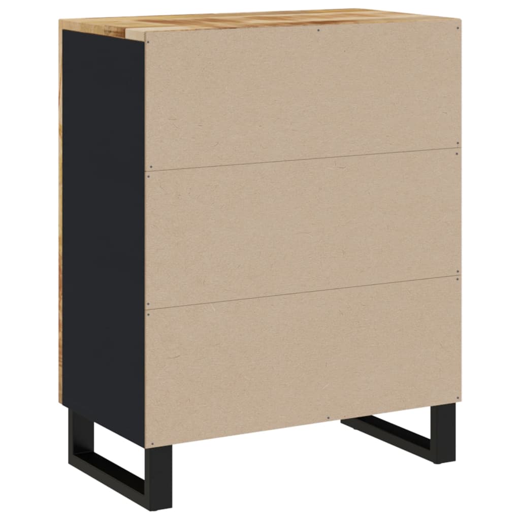 vidaXL Sideboard 23.6"x13"x29.5" Solid Wood Mango-3