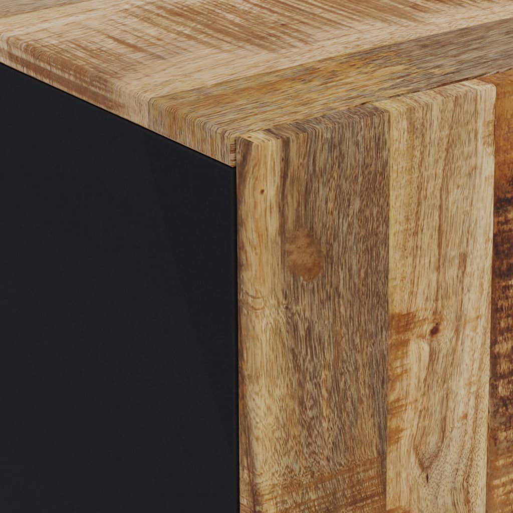 vidaXL Sideboard 23.6"x13"x29.5" Solid Wood Mango-4