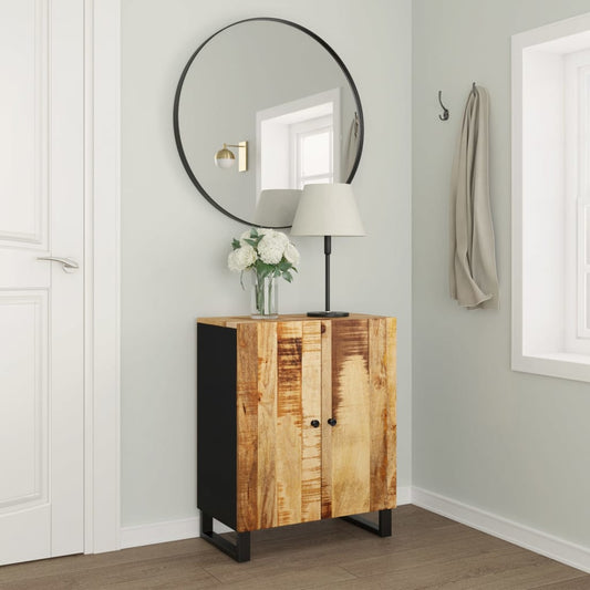 vidaXL Sideboard 23.6"x13"x29.5" Solid Wood Mango-0