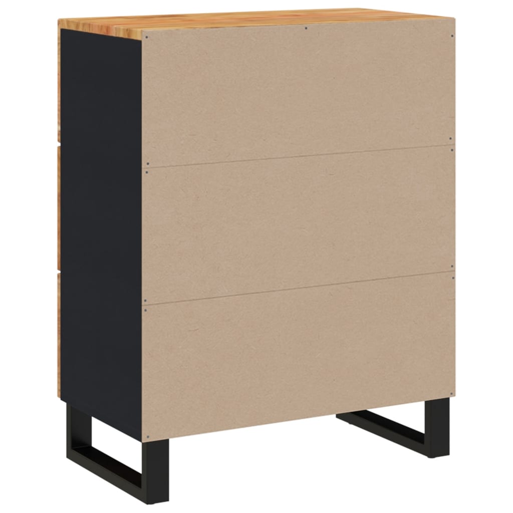 vidaXL Sideboard 23.6"x13"x29.5" Solid Wood Acacia-2