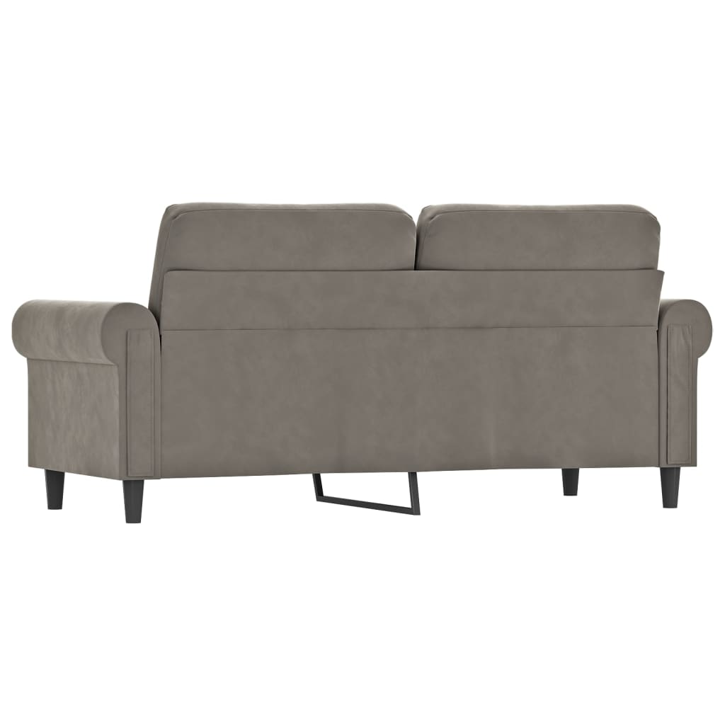 vidaXL Sofa Chair Living Room Accent Upholstered Chair with Armrest Velvet-3