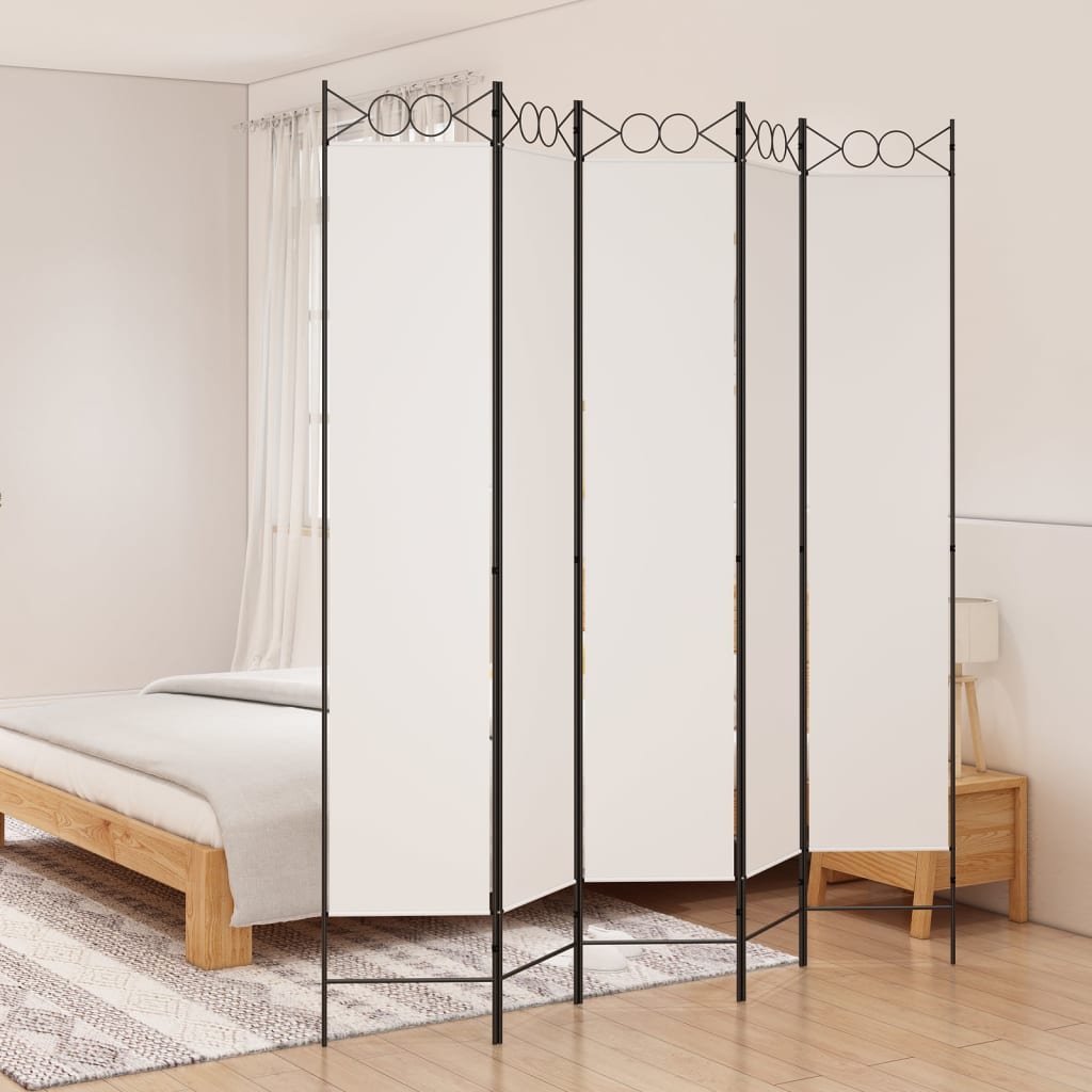 vidaXL 4-Panel Room Divider Anthracite 63"x86.6" Fabric-31