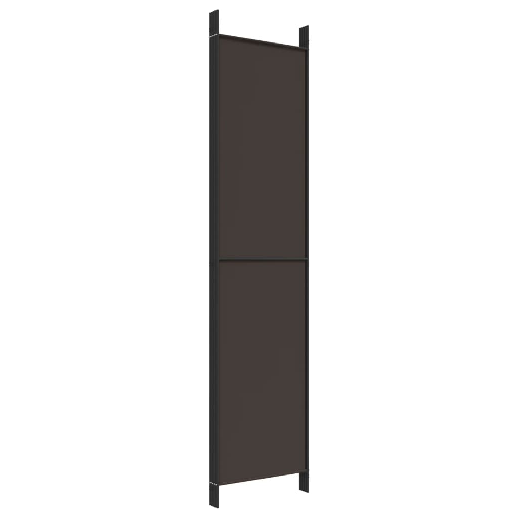 vidaXL Room Divider Folding Partition Privacy Screen for Home Office Fabric-3