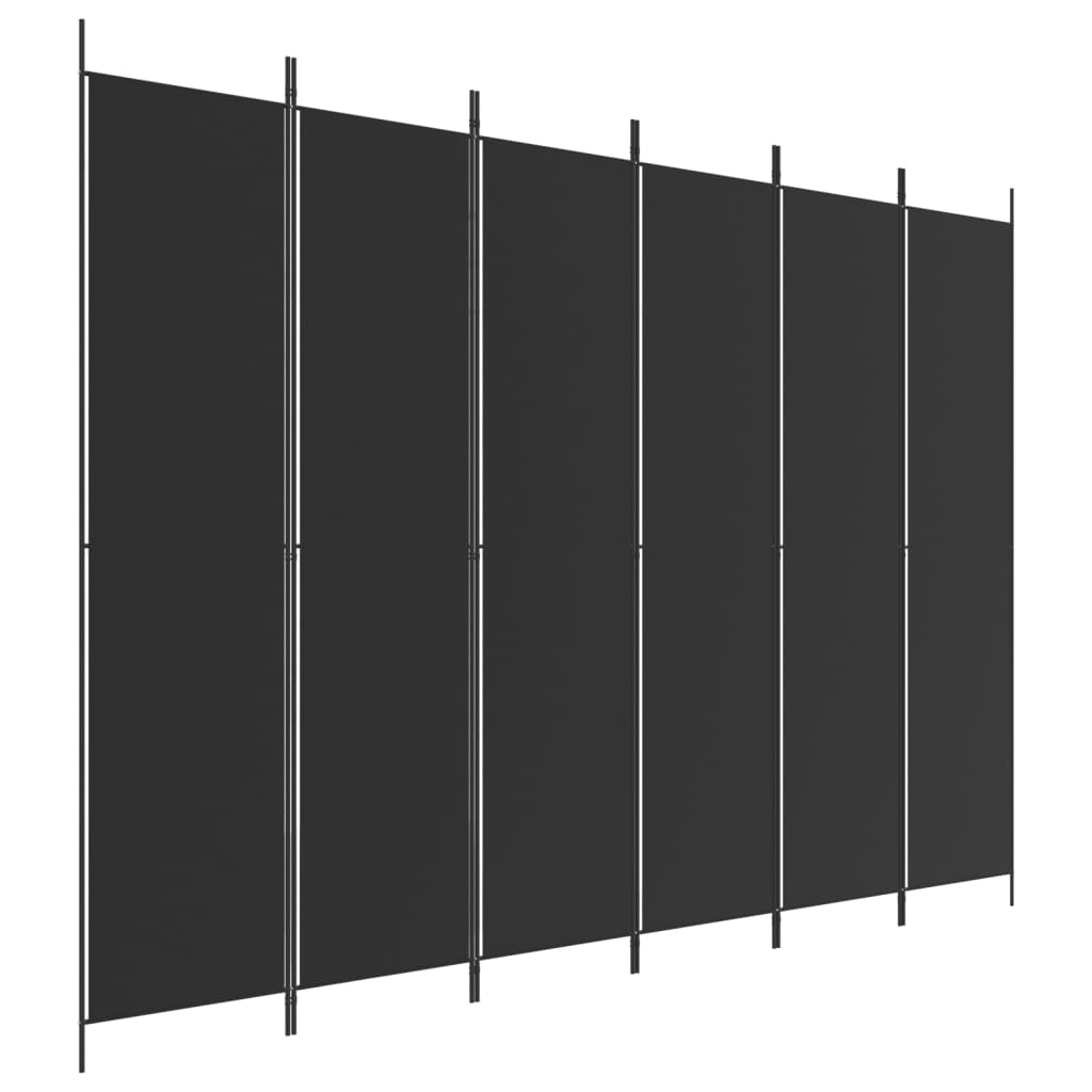 vidaXL Room Divider Folding Partition Privacy Screen for Home Office Fabric-1