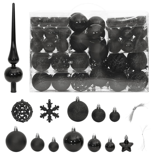 vidaXL Christmas Decoration Christmas Bauble Set Ball Ornament Polystyrene-0