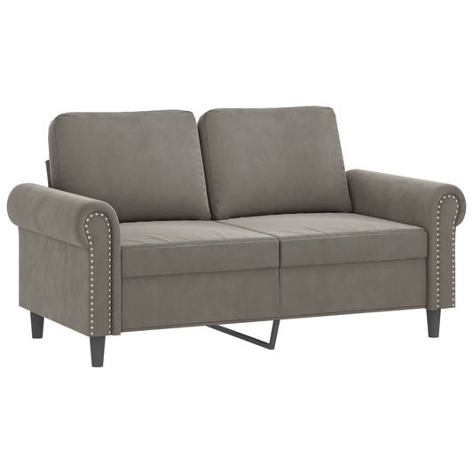 vidaXL Sofa Sectional Couch with Pillows and Cushions for Living Room Velvet-0