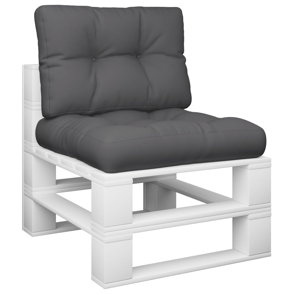 vidaXL Pallet Cushion Patio Chair Pad Outdoor Furniture Pillow 2 Pcs Fabric-3