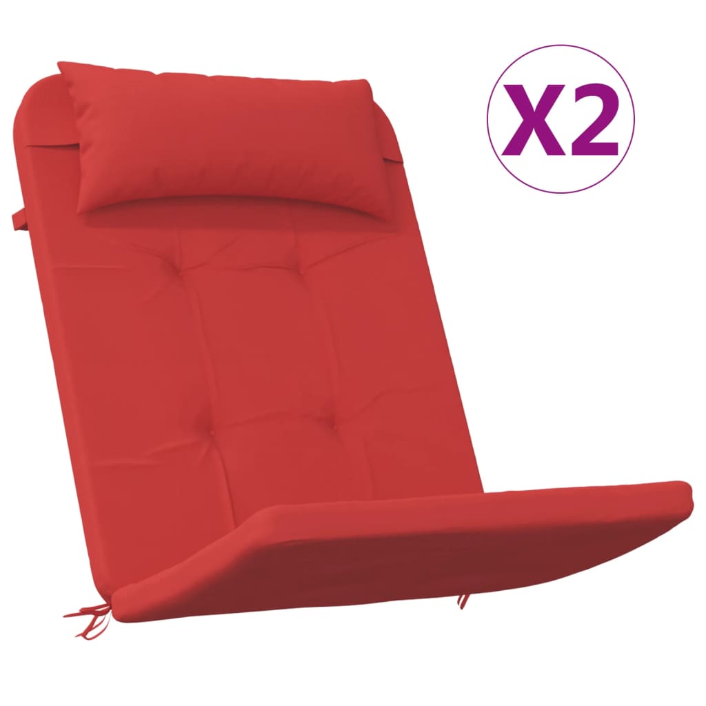 vidaXL Chair Cushion 2 Pcs Adirondack Seat Pad Chair Cushion Oxford Fabric-3