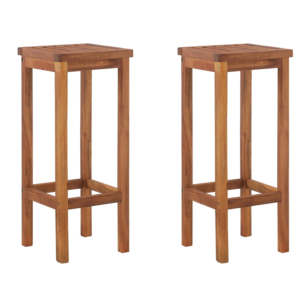 vidaXL 3 Piece Patio Bar Set Solid Wood Acacia-4